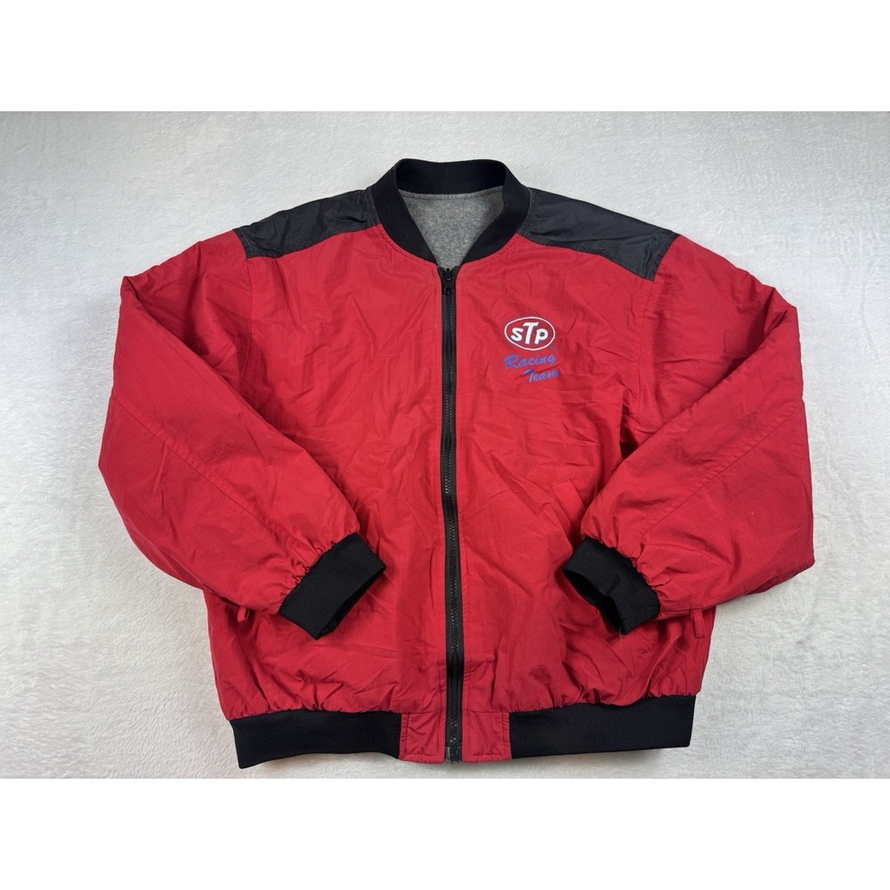 STP Racing Team Original King Louie Outerwear Reversible Red Jacket Size M